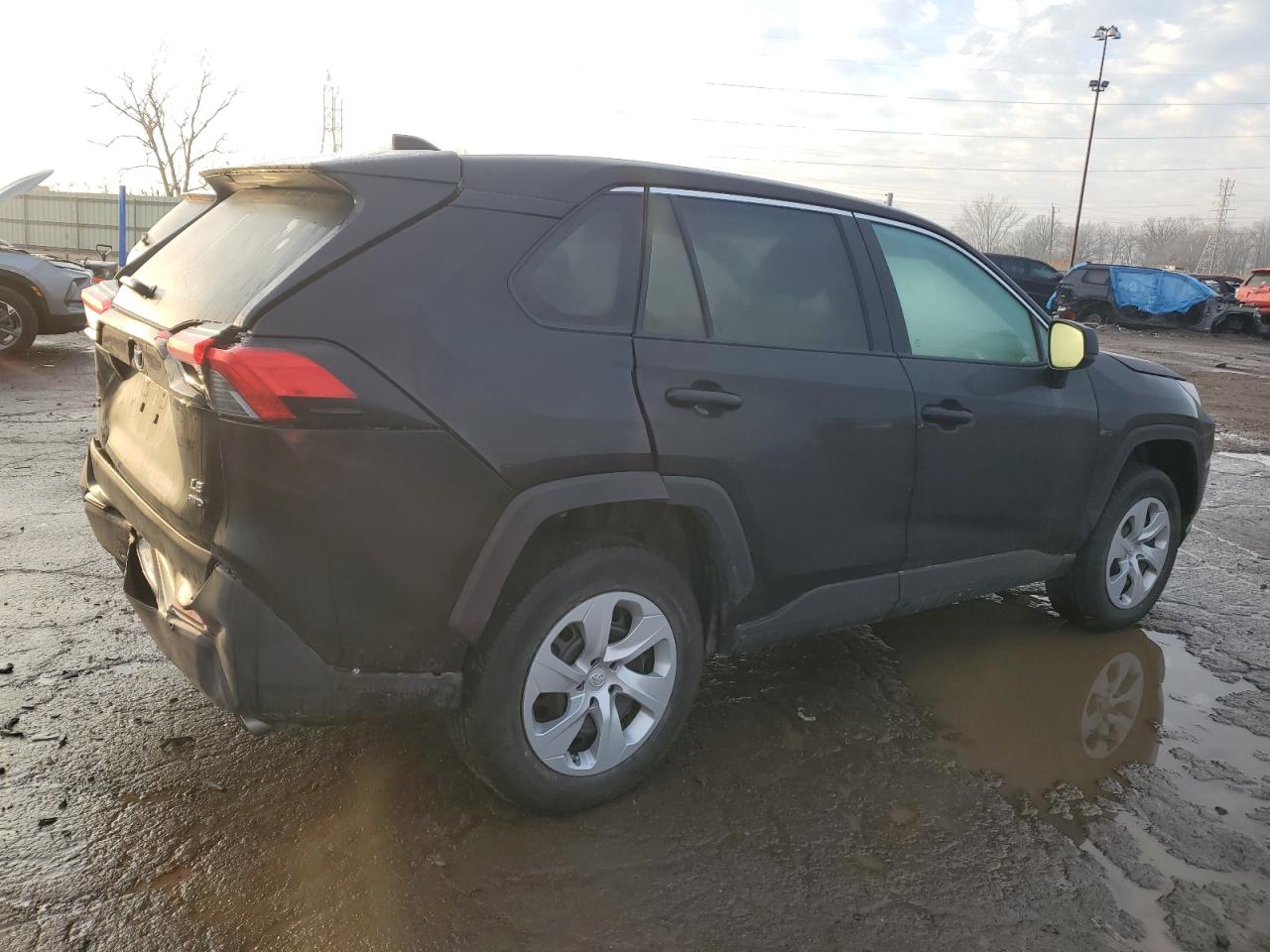 2022 Toyota RAV 4 VIN 2T3F1RFV5NC322720 Copart auction photo, rear end damage thumbnail 3