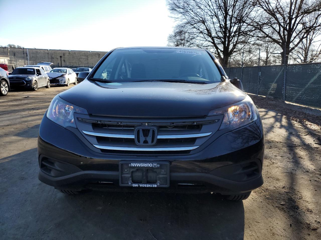 2012 Honda CR-V VIN 5J6RM4H31CL080780 Copart auction photo, water/flood / top/roof damage thumbnail 5