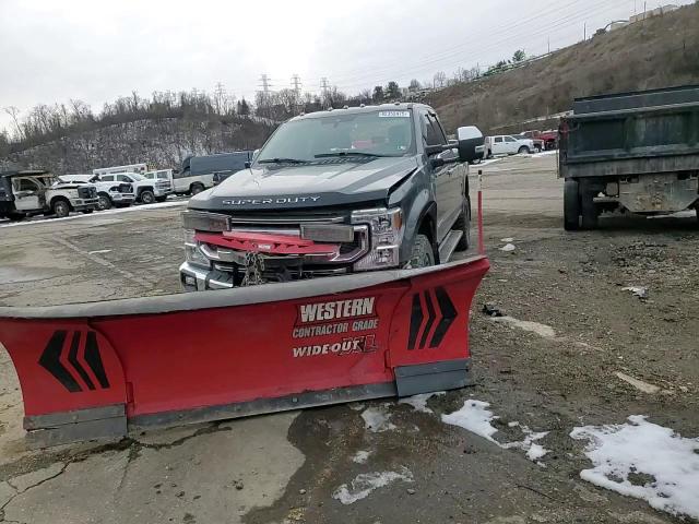 2021 Ford F350 VIN 1FT8X3BN0MEE05518 Copart auction photo, front end / top/roof damage thumbnail 15
