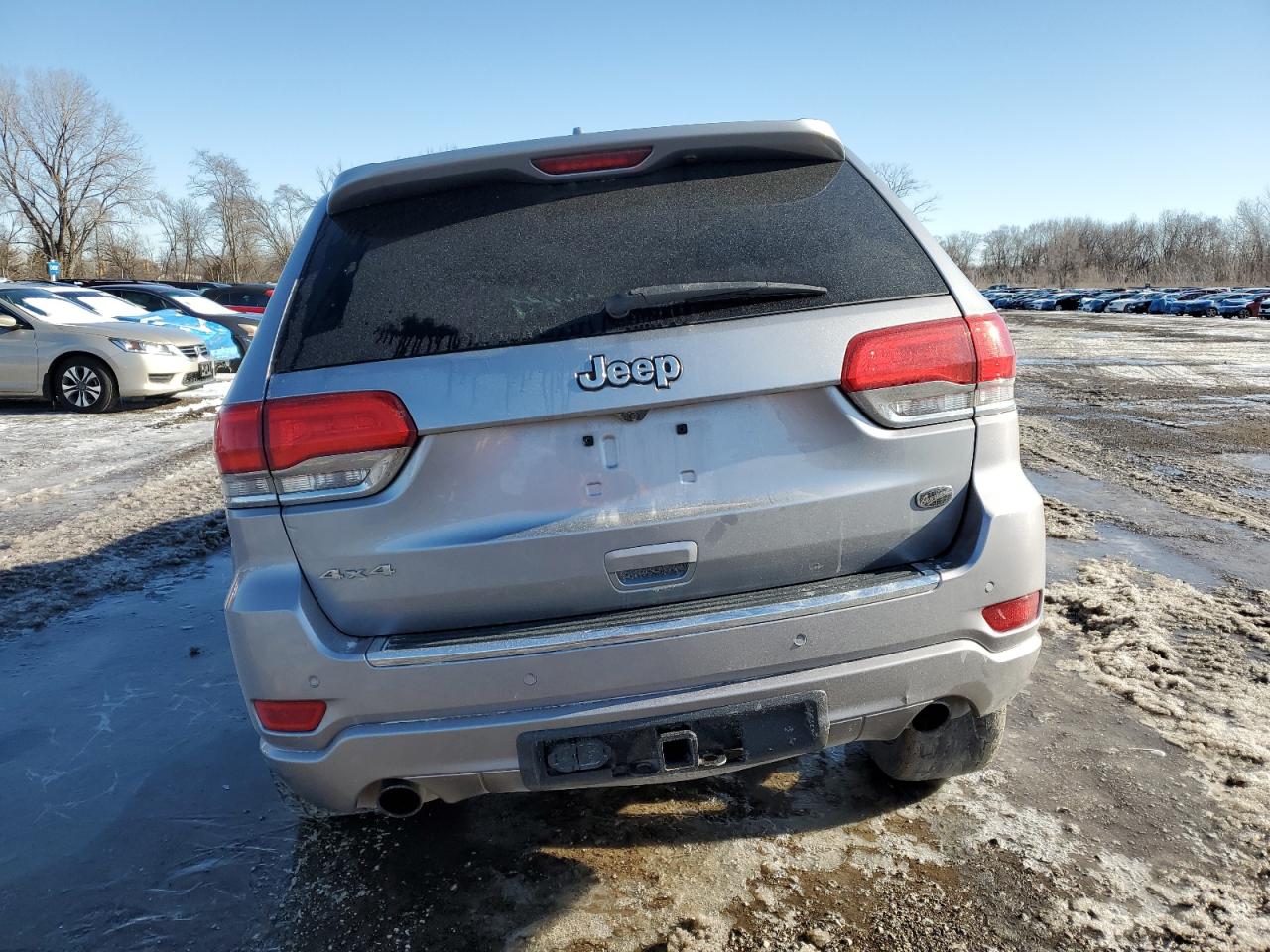 2014 Jeep Grand Cherokee VIN 1C4RJFCG2EC281062 Copart auction photo, front end / side damage thumbnail 6