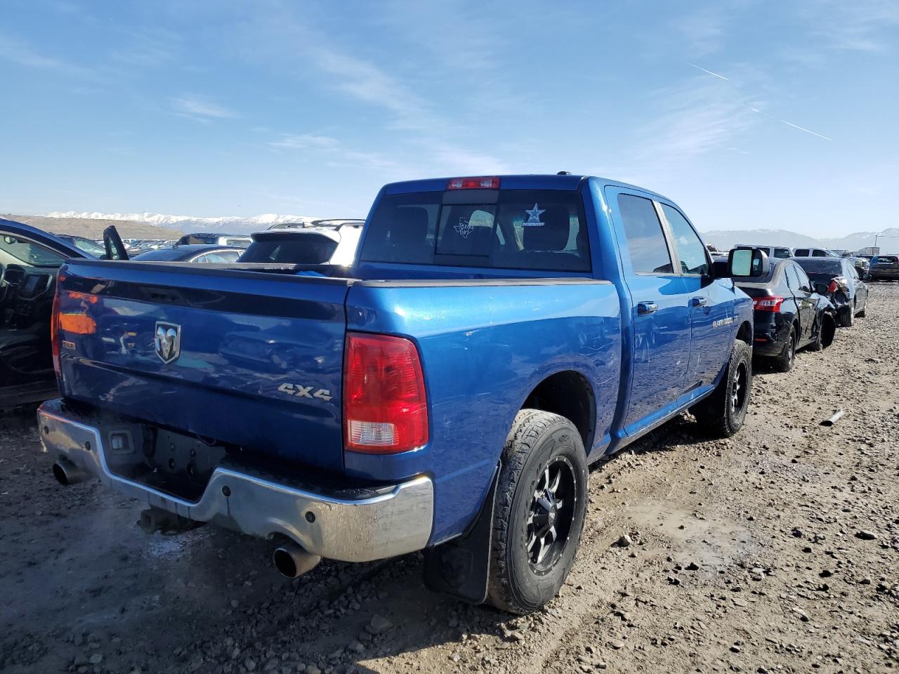 2011 Dodge RAM VIN 1D7RV1CT5BS607853 Copart auction photo, side damage thumbnail 3