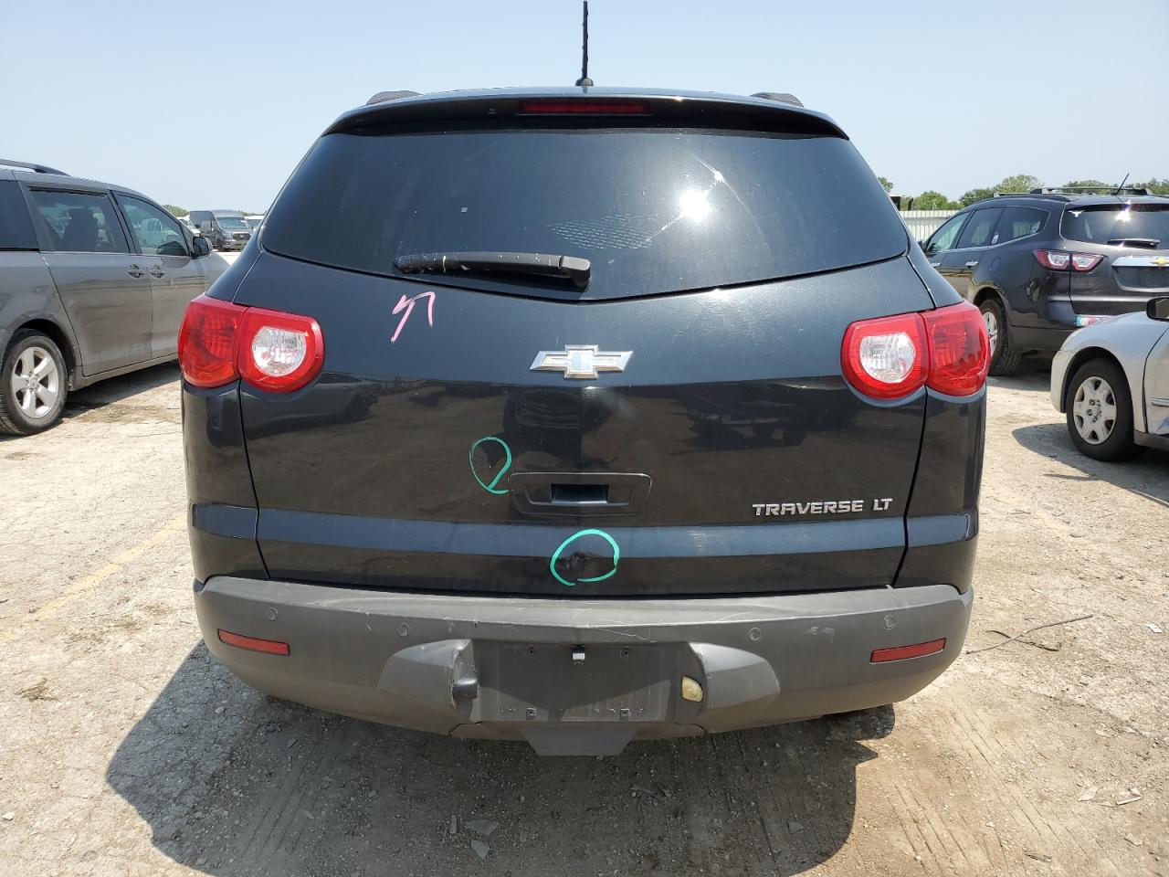 2010 Chevrolet Traverse VIN 1GNLRFED9AJ218507 Copart auction photo, front end / side damage thumbnail 6