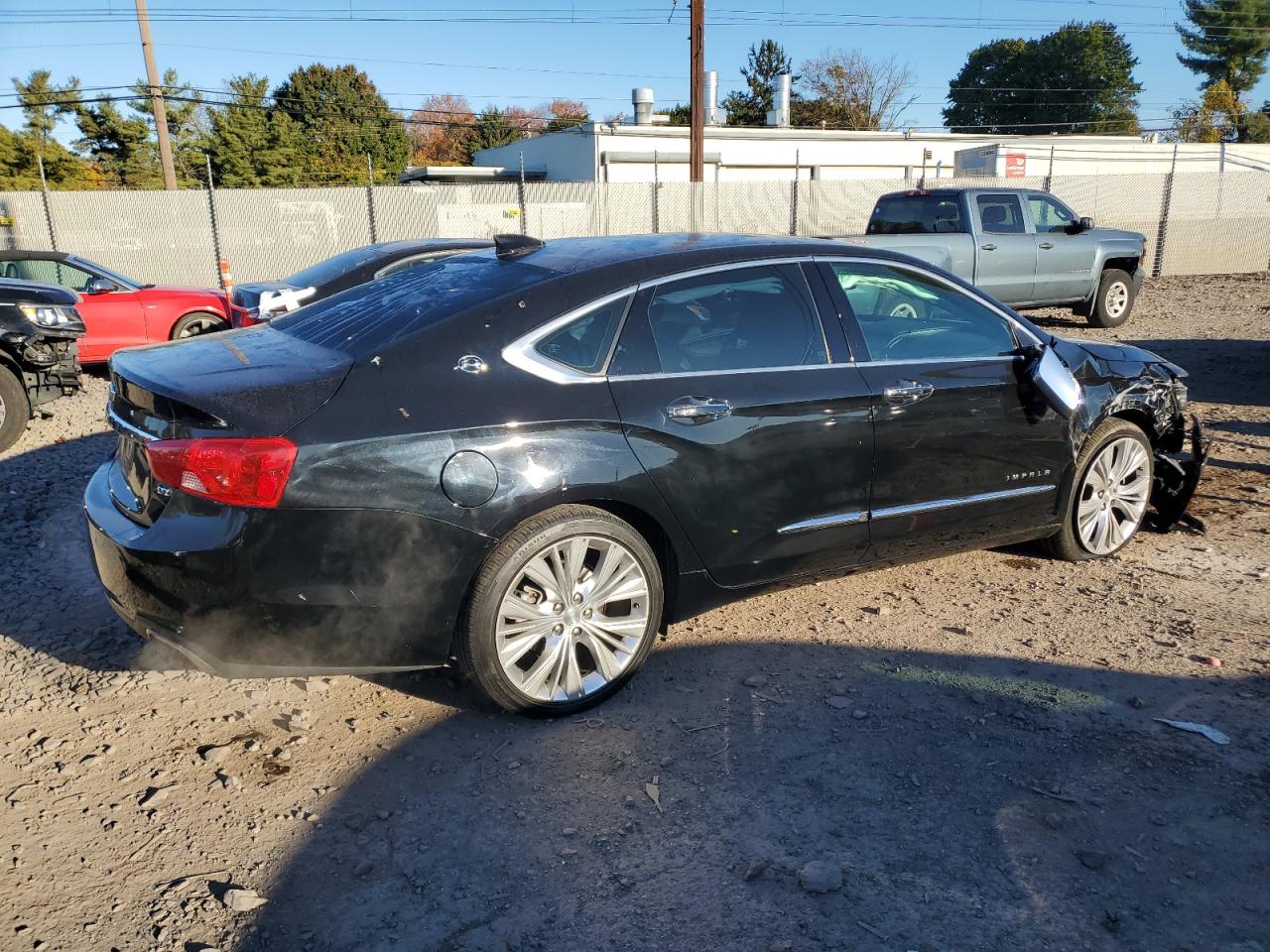 2016 Chevrolet Impala VIN 2G1145S30G9155833 Copart auction photo, all over damage thumbnail 3