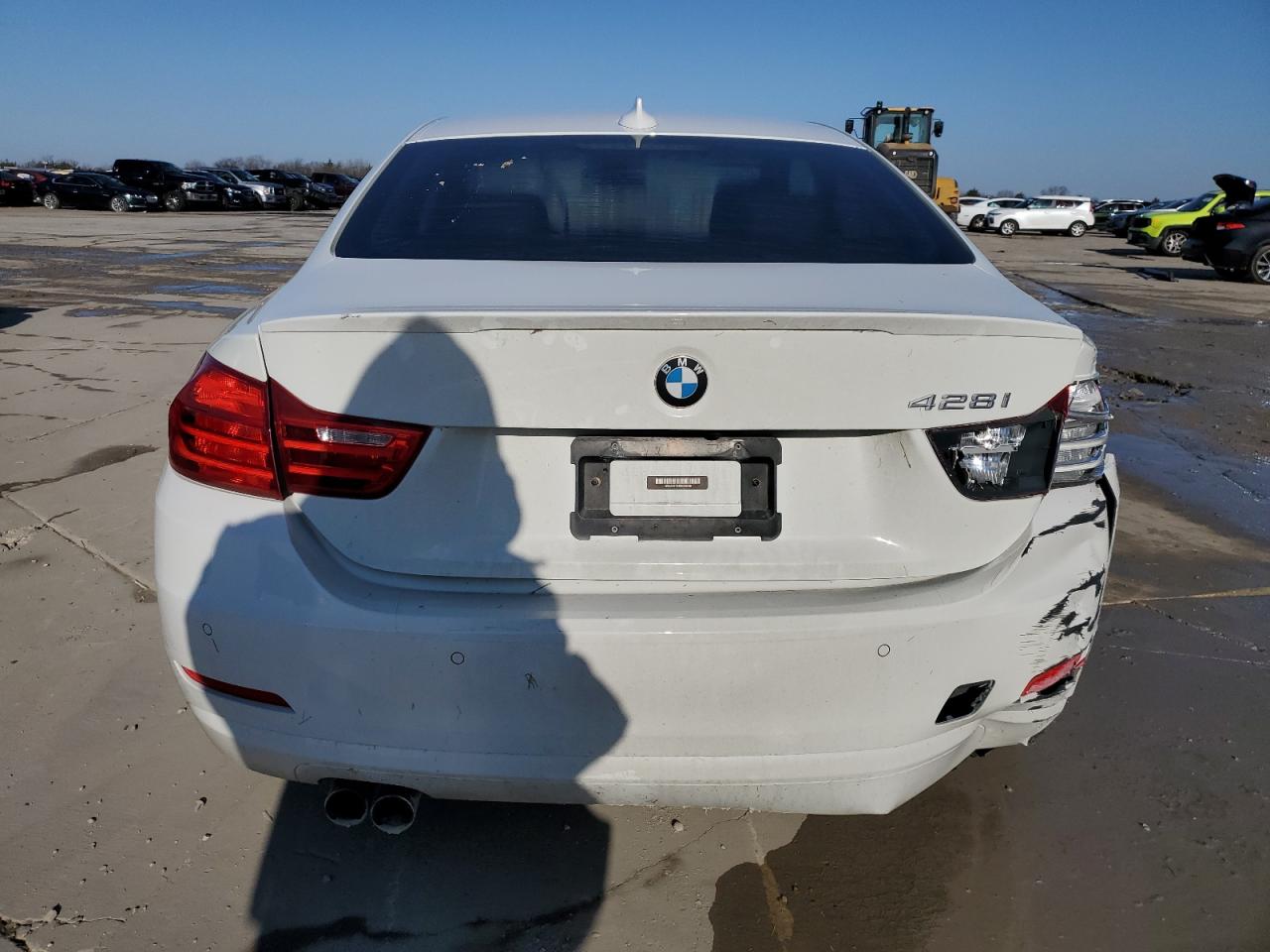 2015 BMW 4er VIN WBA3N7C55FK224048 Copart auction photo, rear end damage thumbnail 6