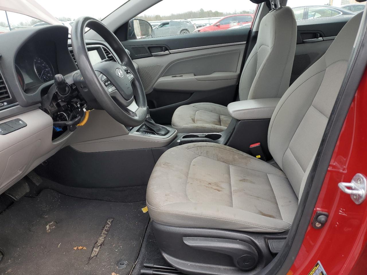 2017 Hyundai Elantra VIN KMHD84LF3HU099303 Copart auction photo, all over damage thumbnail 7