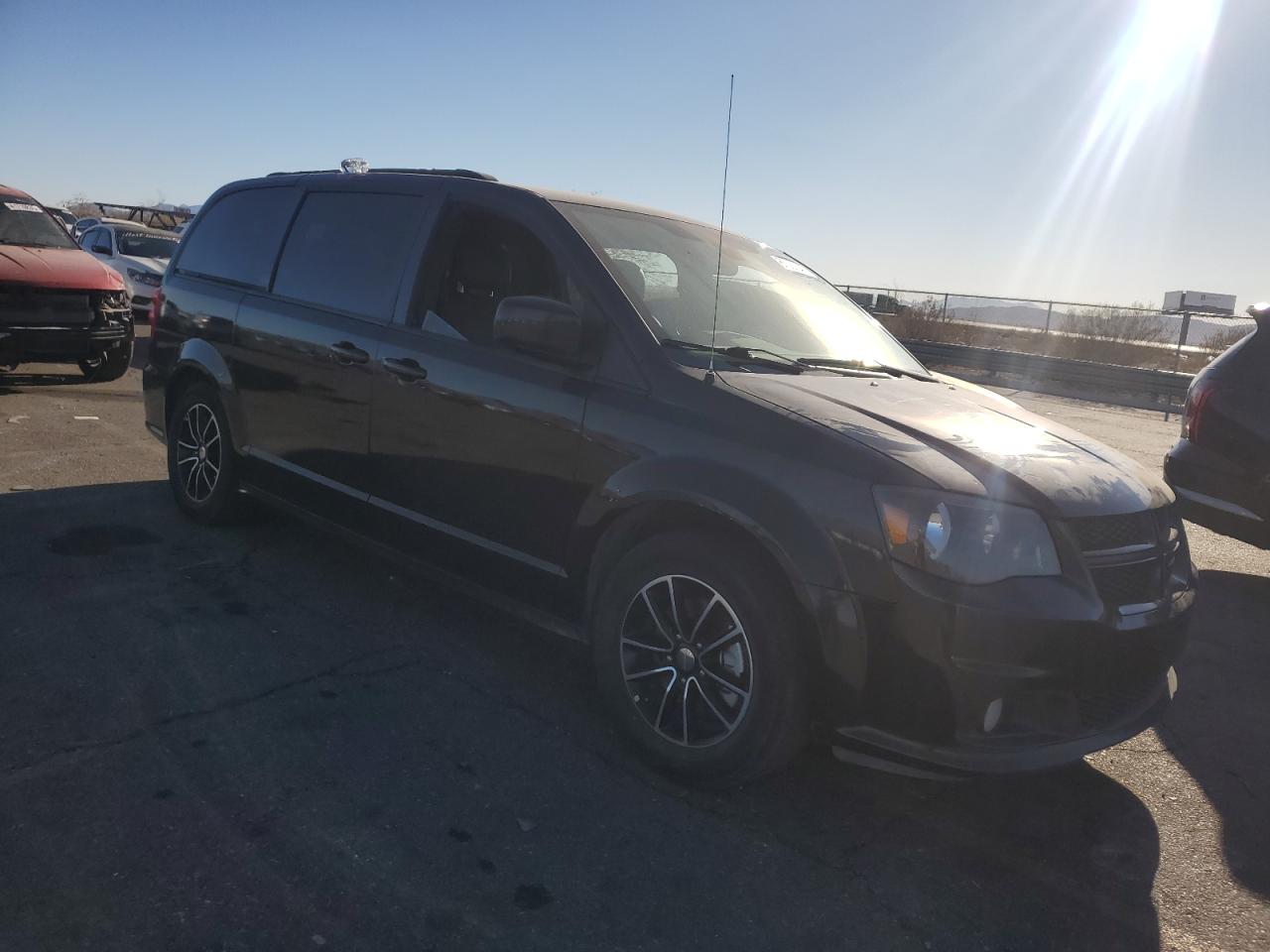 2018 Dodge Caravan VIN 2C4RDGEG9JR284438 Copart auction photo, mechanical / rear end damage thumbnail 4