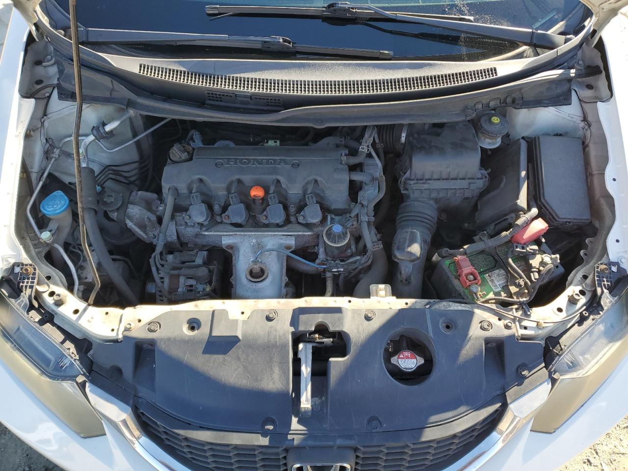 2013 Honda Civic VIN 2HGFB2F54DH603569 Copart auction photo, side / front end damage thumbnail 12