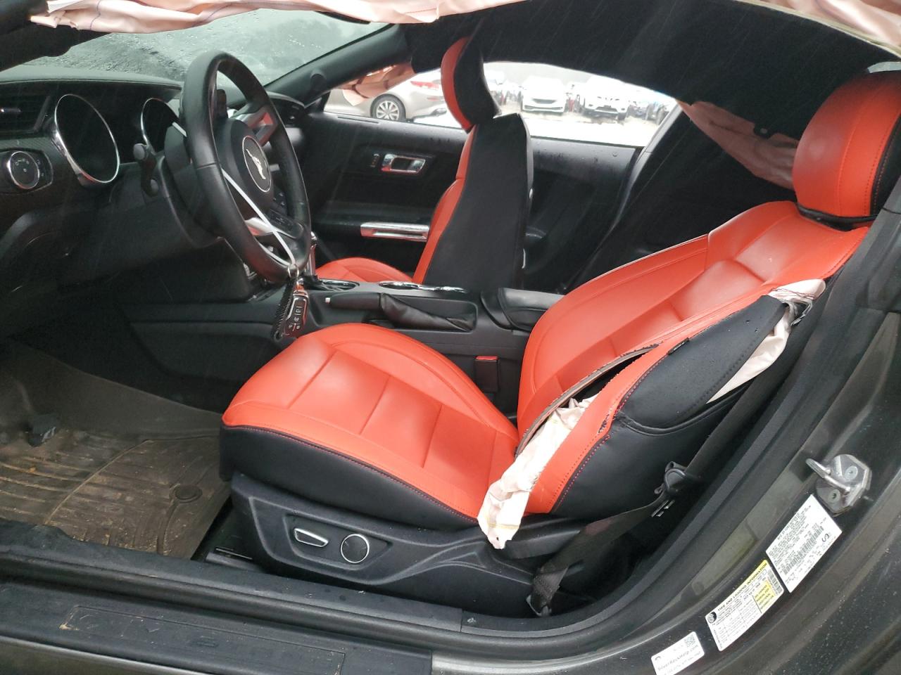 2016 Ford Mustang VIN 1FA6P8AM7G5202083 Copart auction photo, front end / side damage thumbnail 7