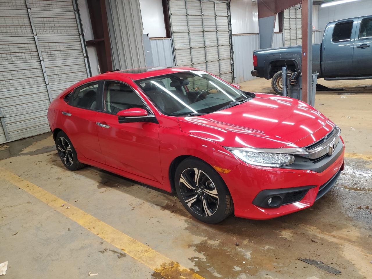 2018 Honda Civic VIN JHMFC1F98JX008013 Copart auction photo, rear end damage thumbnail 4