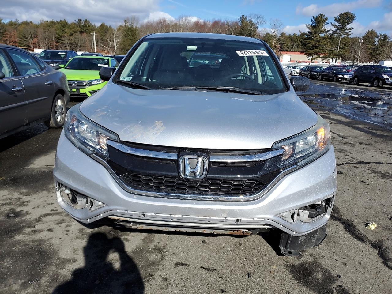 2016 Honda CR-V VIN 2HKRM4H33GH667773 Copart auction photo, front end damage thumbnail 5