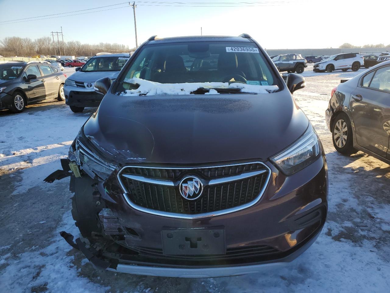 2018 Buick Encore VIN KL4CJESB8JB561522 Copart auction photo, front end / side damage thumbnail 5