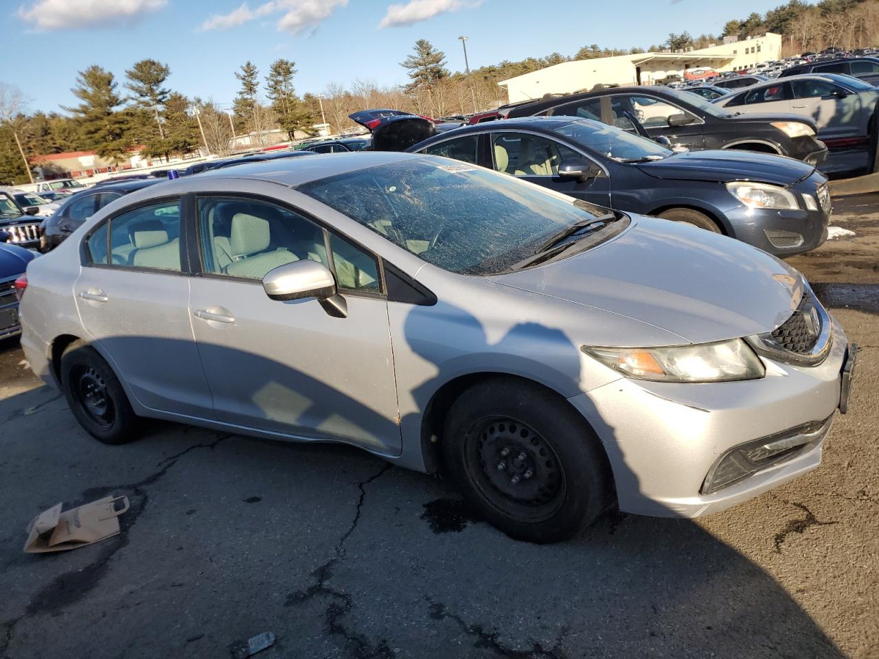 2015 Honda Civic VIN 19XFB2F53FE212474 Copart auction photo, front end damage thumbnail 4