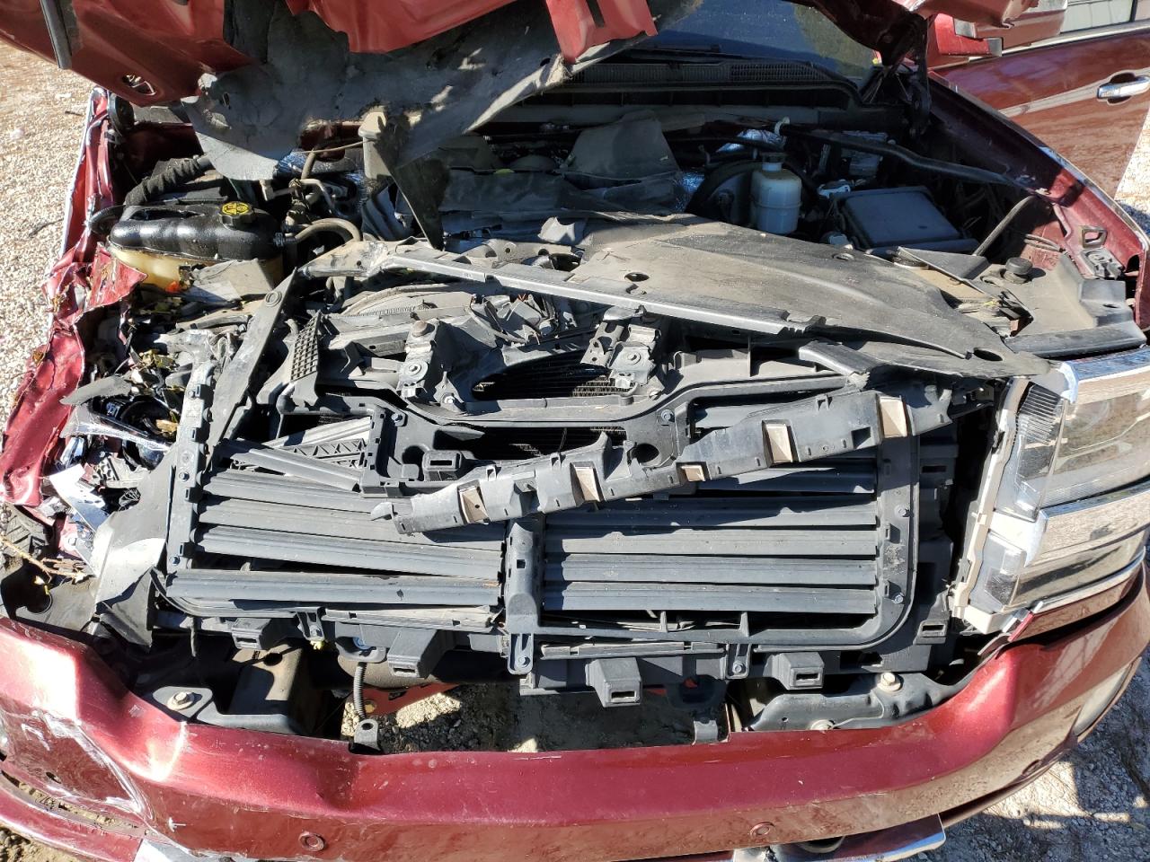 2017 Chevrolet Silverado VIN 3GCUKTEC7HG148122 Copart auction photo, all over damage thumbnail 11