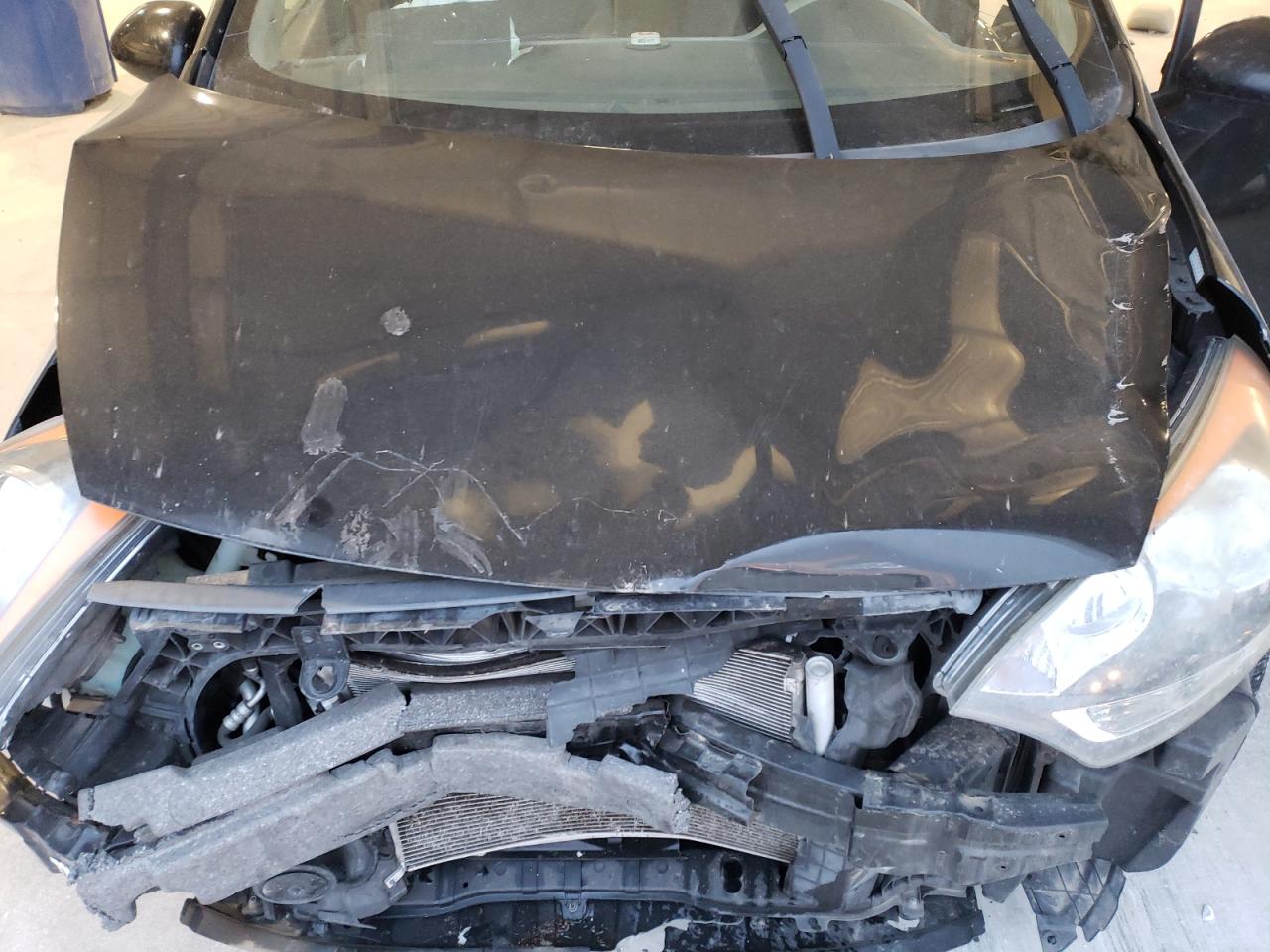 2013 KIA Rio VIN KNADM5A30D6234196 Copart auction photo, front end / hail damage thumbnail 12