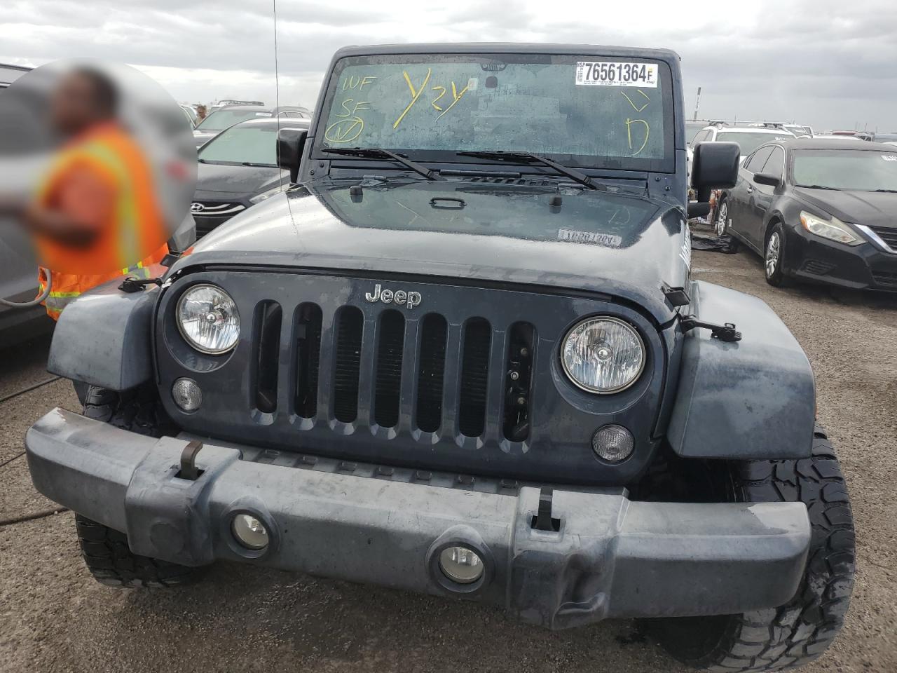 2017 Jeep Wrangler VIN 1C4BJWDG1HL520265 Copart auction photo, water/flood damage thumbnail 7