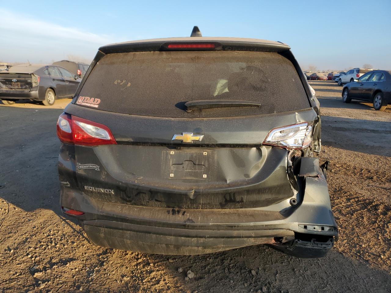 2020 Chevrolet Equinox VIN 3GNAXHEV0LS632102 Copart auction photo, all over damage thumbnail 6