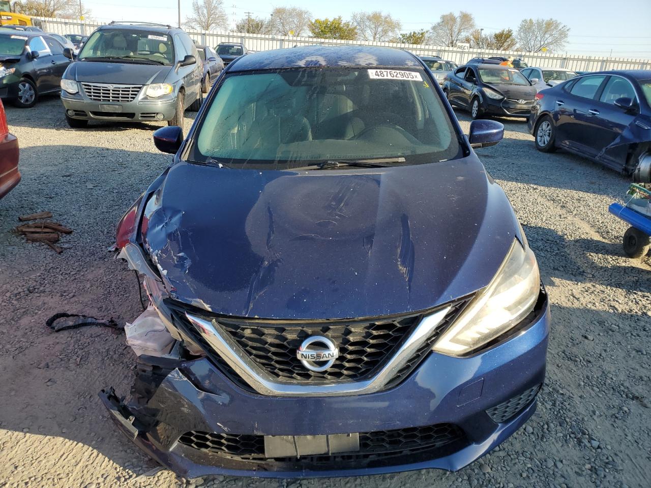 2016 Nissan Sentra VIN 3N1AB7AP2GY225588 Copart auction photo, front end damage thumbnail 5