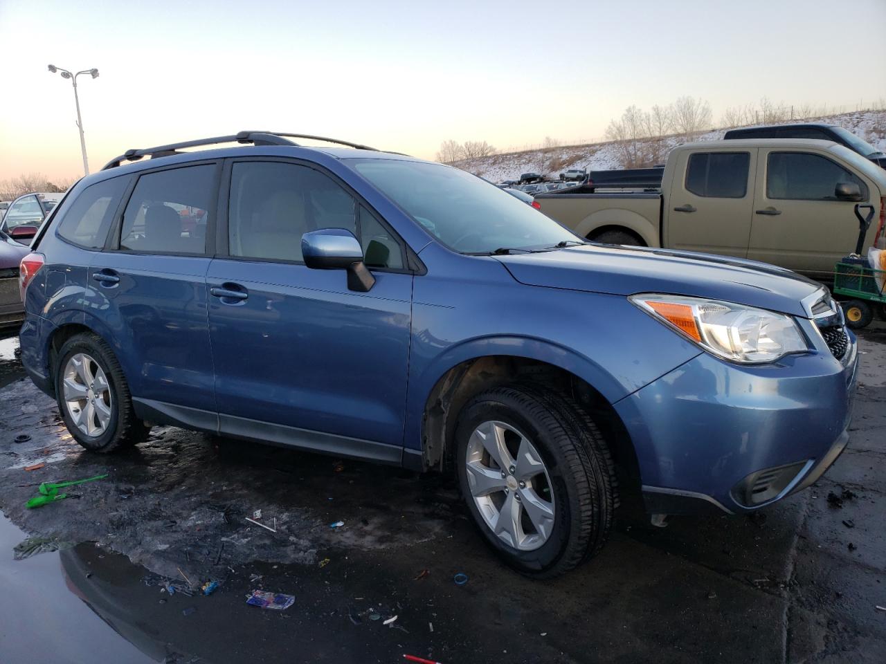 2016 Subaru Forester VIN JF2SJADC5GG530774 Copart auction photo, rear end / side damage thumbnail 4