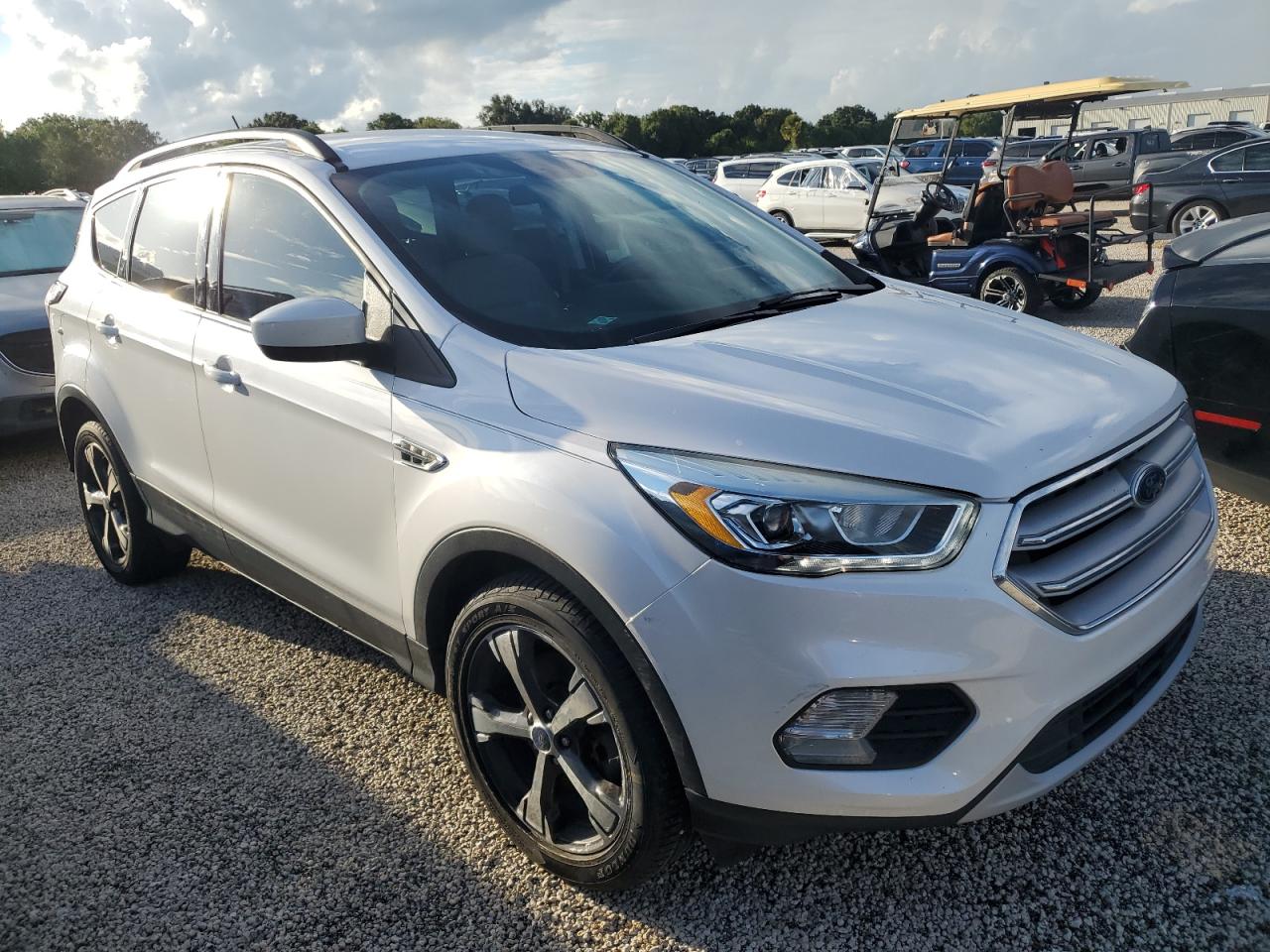 2018 Ford Escape VIN 1FMCU9HD6JUA94520 Copart auction photo, water/flood damage thumbnail 4
