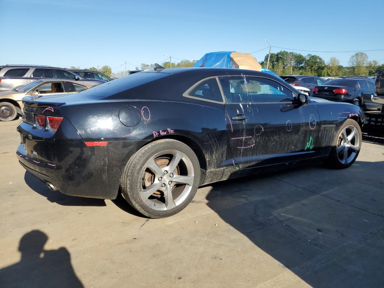 2013 Chevrolet Camaro VIN 2G1FA1E34D9201856 Copart auction photo, front end / minor dent/scratches damage thumbnail 3
