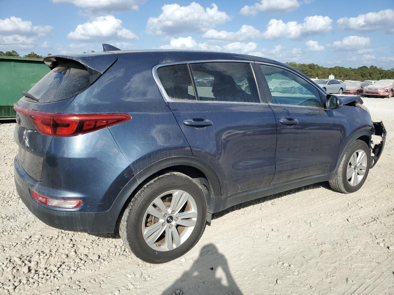 2018 KIA Sportage VIN KNDPM3AC2J7345827 Copart auction photo, front end damage thumbnail 3