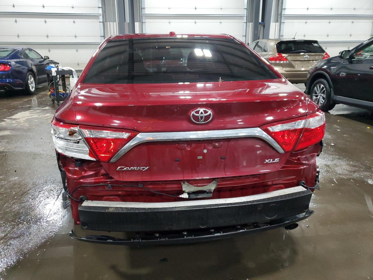 2017 Toyota Camry VIN 4T1BF1FK3HU696259 Copart auction photo, front end / rear end damage thumbnail 6
