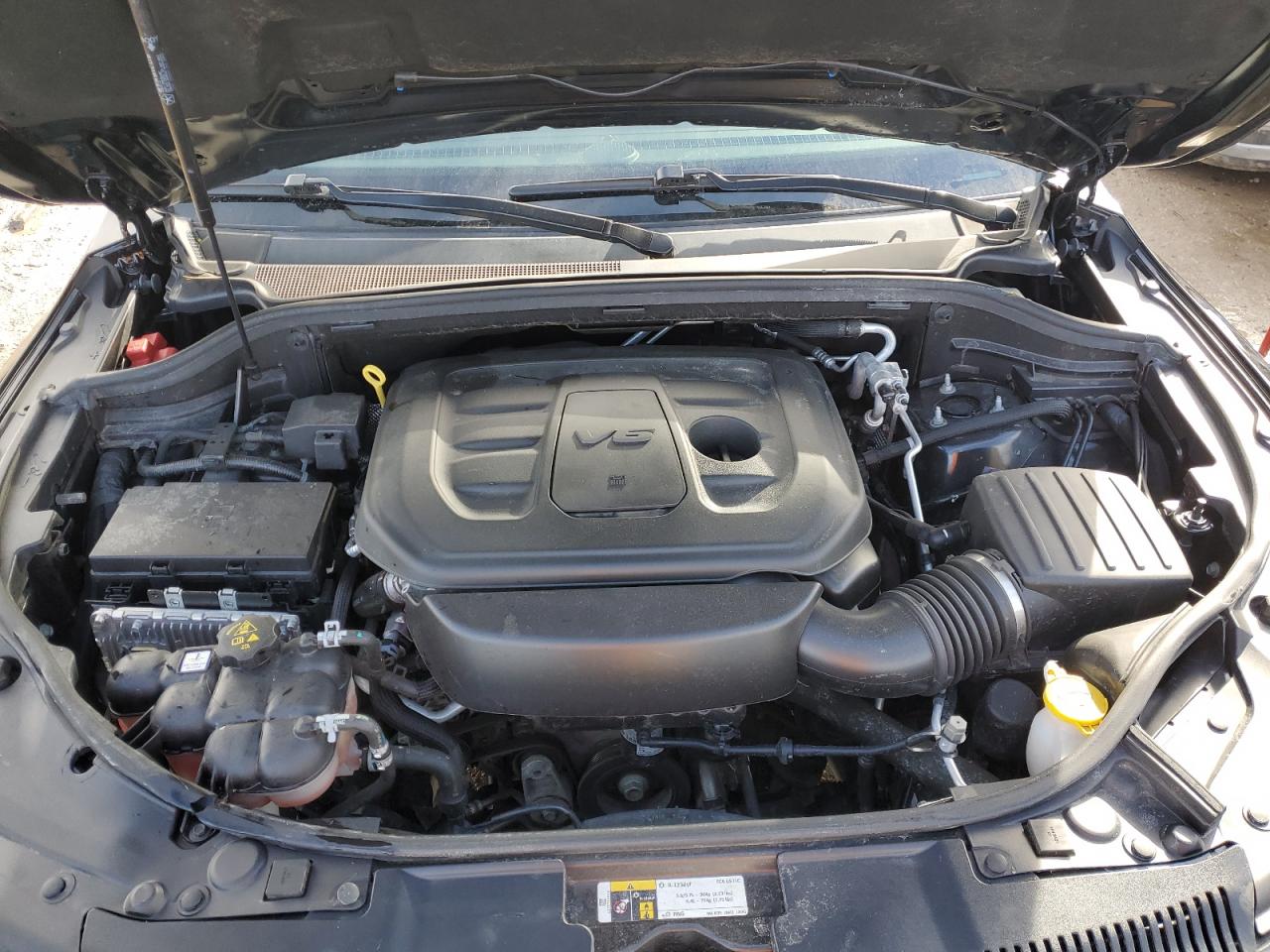 2020 Dodge Durango VIN 1C4RDJDG7LC120051 Copart auction photo, front end / side damage thumbnail 12