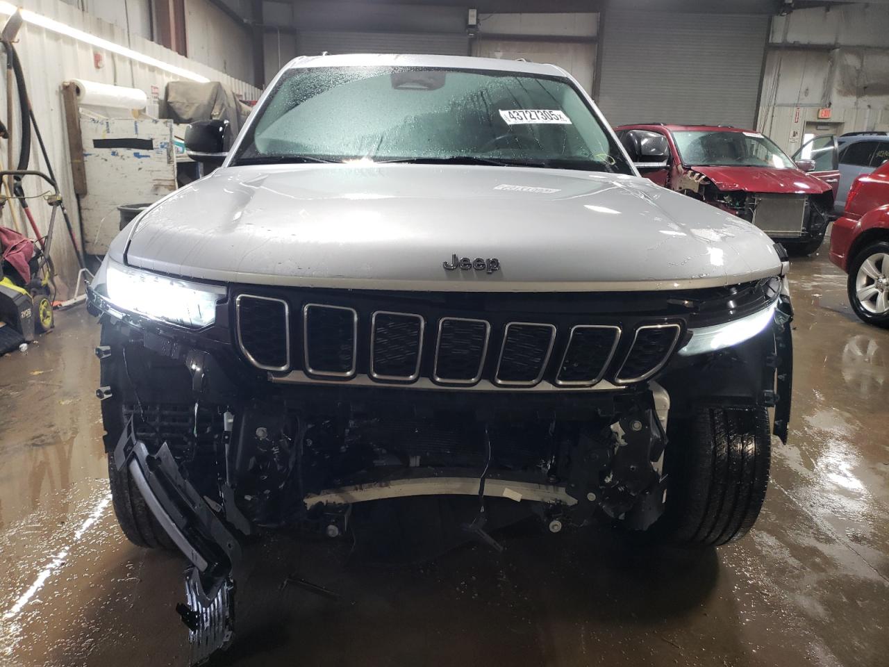 2021 Jeep Grand Cherokee VIN 1C4RJKBG0M8124805 Copart auction photo, front end damage thumbnail 5