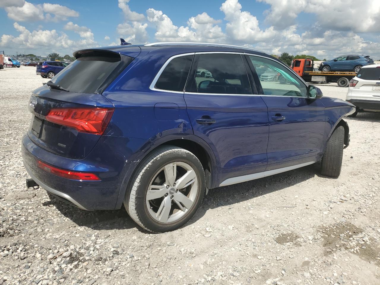 2019 Audi Q5 VIN WA1BNAFY9K2133743 Copart auction photo, front end damage thumbnail 3