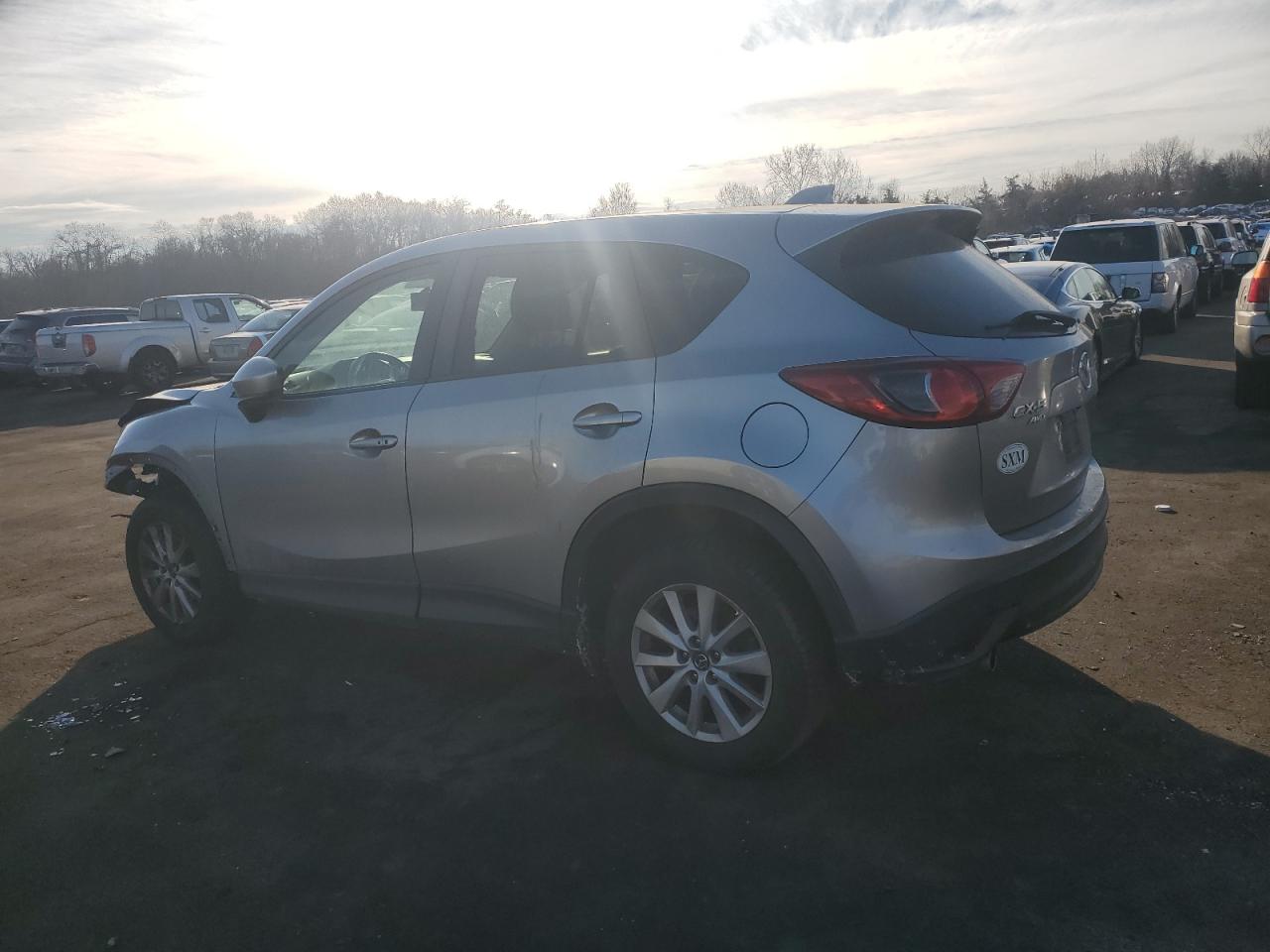 2015 Mazda CX-5 VIN JM3KE4CY5F0437821 Copart auction photo, front end / side damage thumbnail 2
