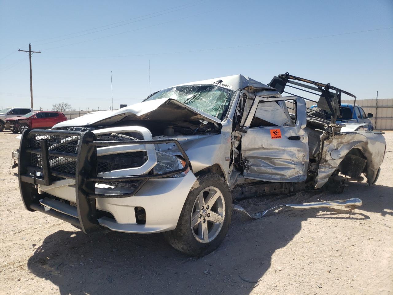 2017 RAM 1500 VIN 3C6RR7KT9HG574897 Copart auction photo, all over / biohazard/chemical damage thumbnail 2