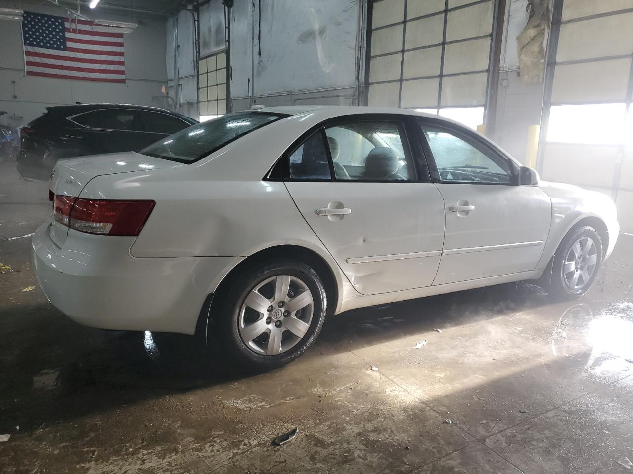 2008 Hyundai Sonata VIN 5NPET46C48H357637 Copart auction photo, front end / side damage thumbnail 3