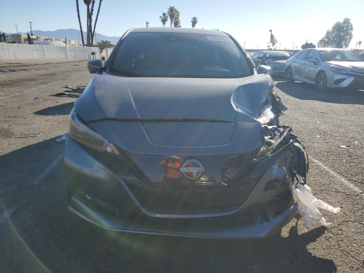 2024 Nissan Leaf VIN 1N4CZ1CV5RC554393 Copart auction photo, all over damage thumbnail 5
