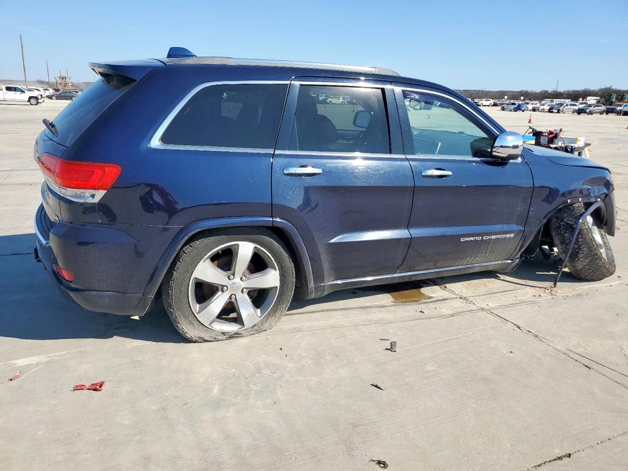2014 Jeep Grand Cherokee VIN 1C4RJFCG7EC379763 Copart auction photo, front end damage thumbnail 3