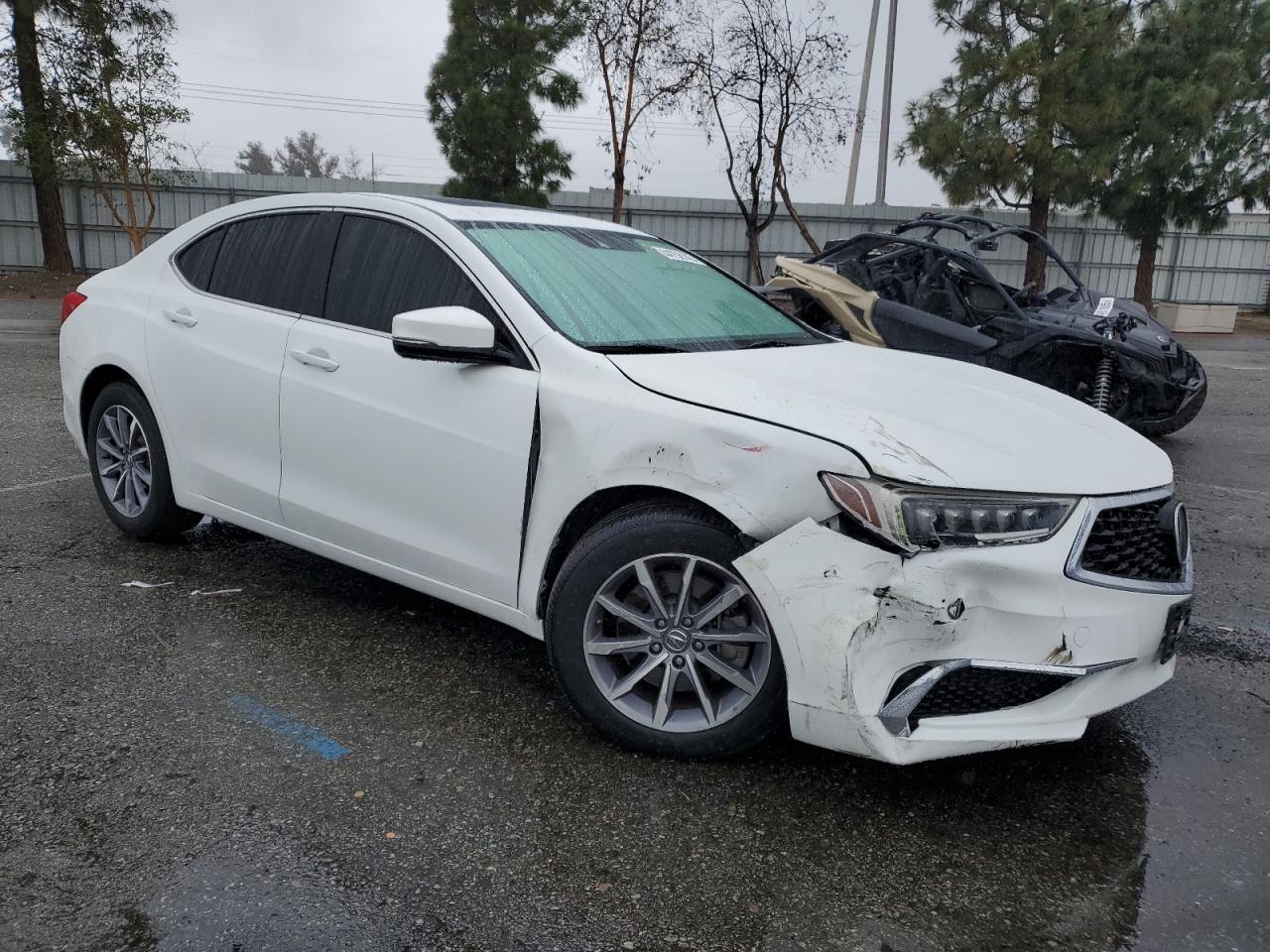 2019 Acura TLX VIN 19UUB1F36KA002840 Copart auction photo, front end / undercarriage damage thumbnail 4