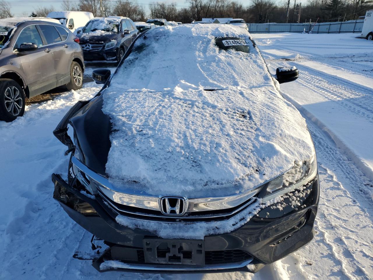 2017 Honda Accord VIN 1HGCR2F07HA023952 Copart auction photo, rear end damage thumbnail 5