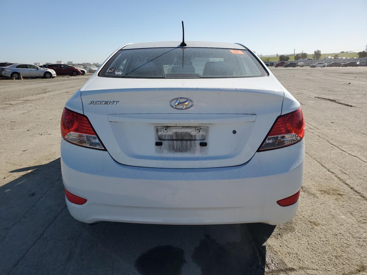 2013 Hyundai Accent VIN KMHCT4AE4DU430677 Copart auction photo, mechanical damage thumbnail 6