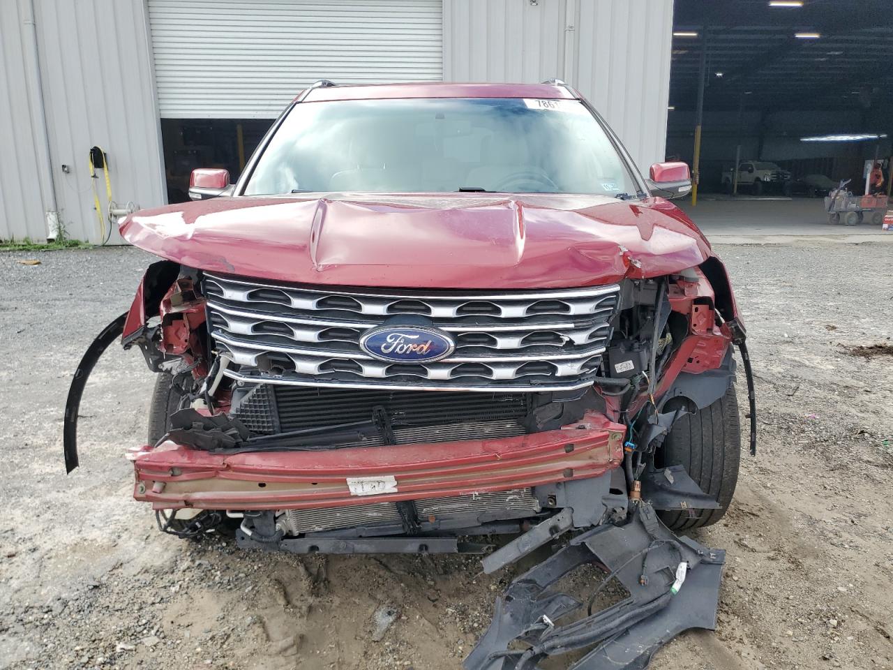 2017 Ford Explorer VIN 1FM5K7FH9HGB50693 Copart auction photo, front end damage thumbnail 5