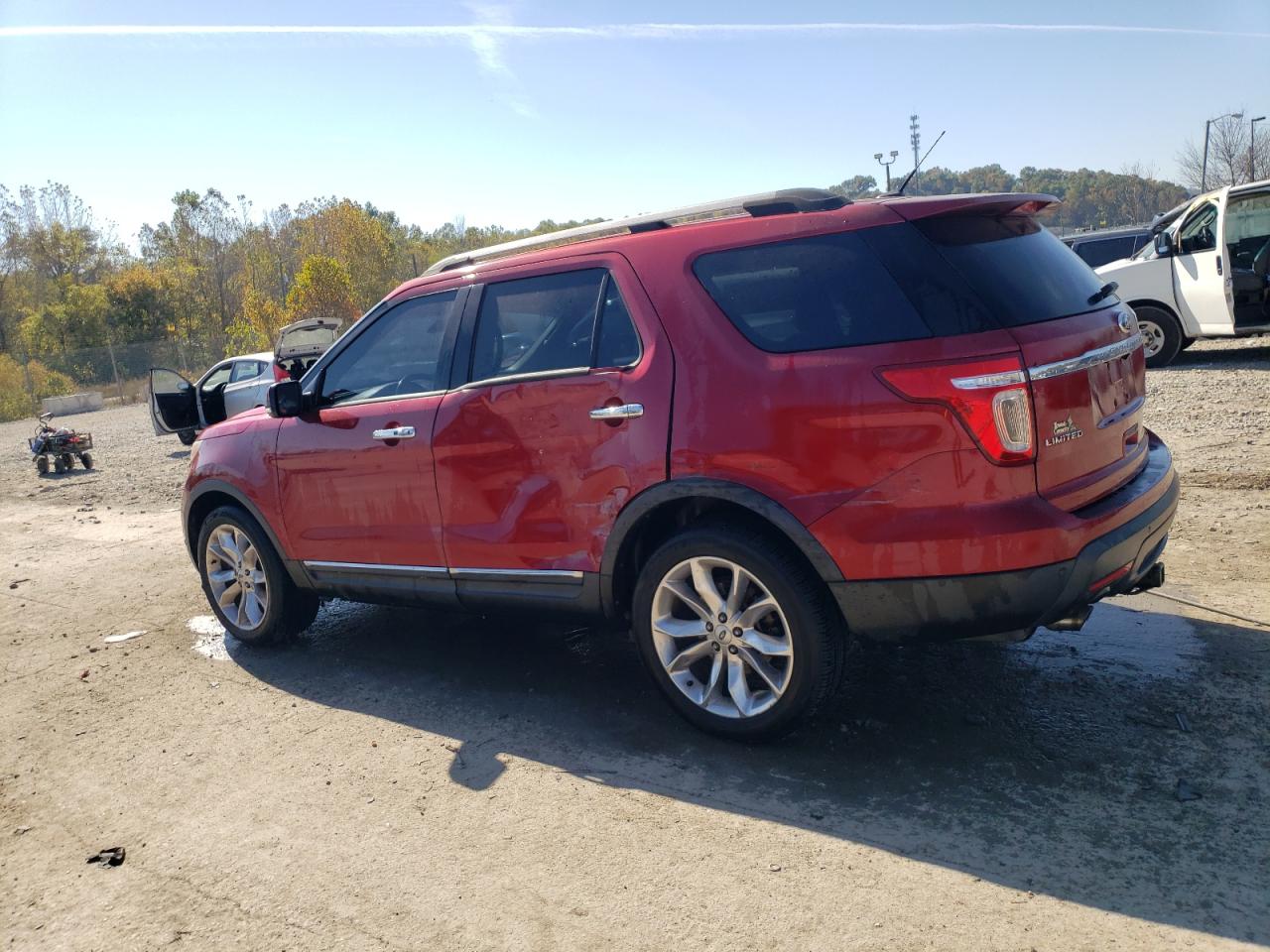 2013 Ford Explorer VIN 1FM5K7F81DGA70508 Copart auction photo, side damage thumbnail 2
