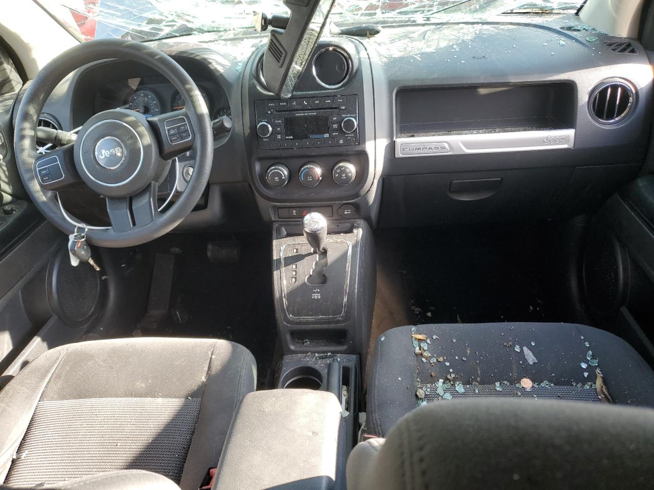2016 Jeep Compass VIN 1C4NJCBAXGD611019 Copart auction photo, all over damage thumbnail 8