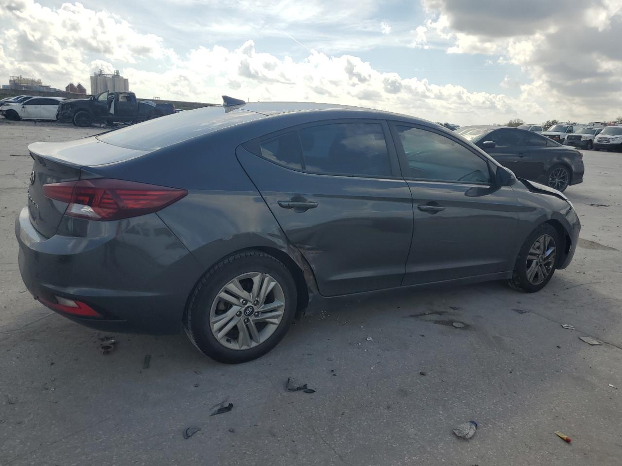 2020 Hyundai Elantra VIN 5NPD84LF8LH576525 Copart auction photo, front end damage thumbnail 3