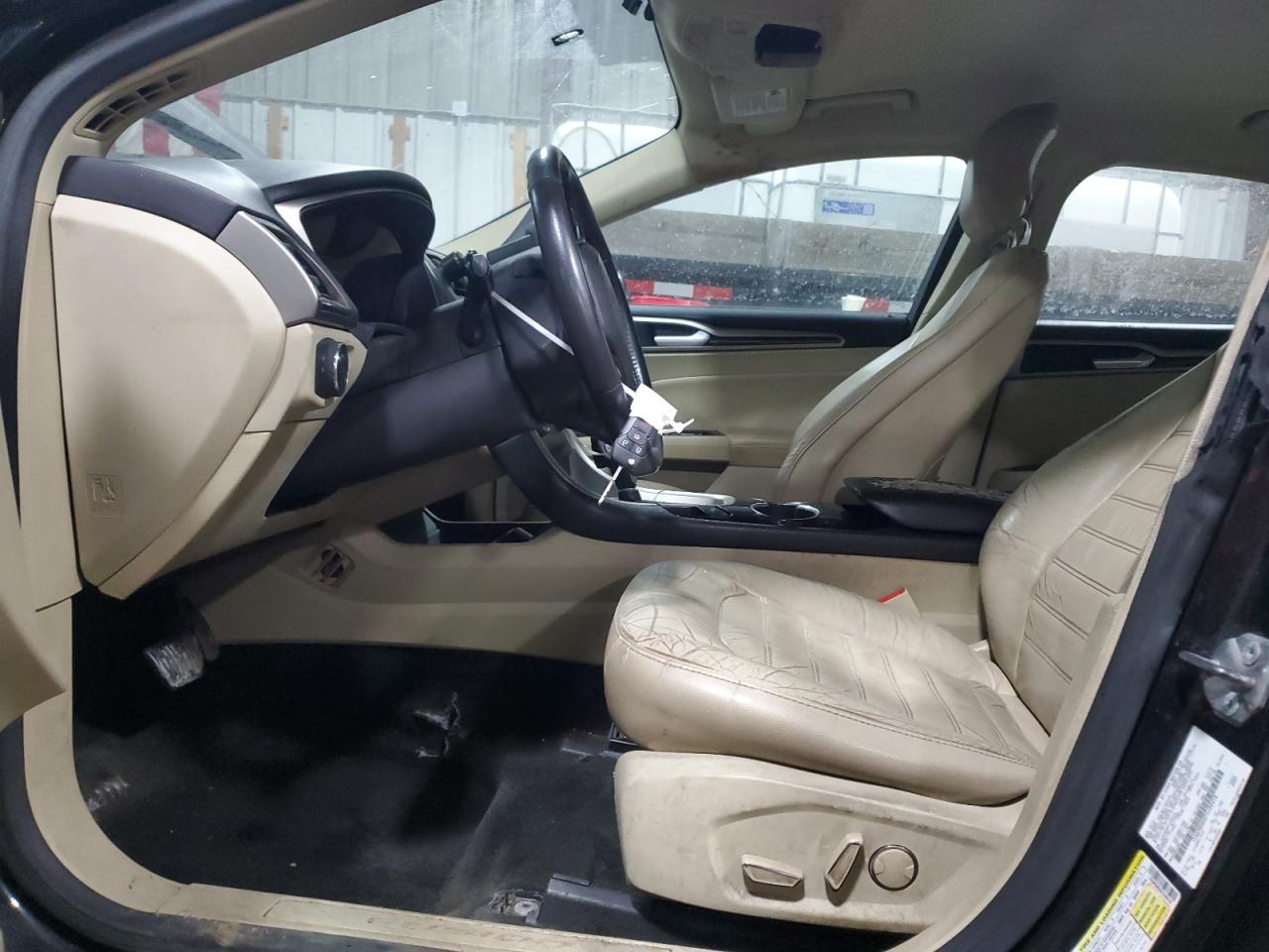 2015 Ford Fusion VIN 1FA6P0HDXF5109418 Copart auction photo, side / rear end damage thumbnail 7