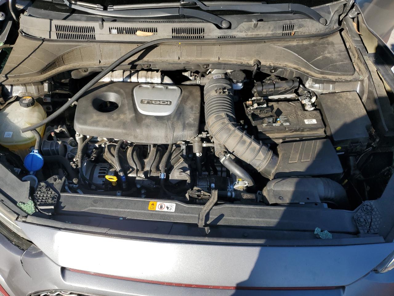 2019 Hyundai Kona VIN KM8K5CA52KU319722 Copart auction photo, front end damage thumbnail 14