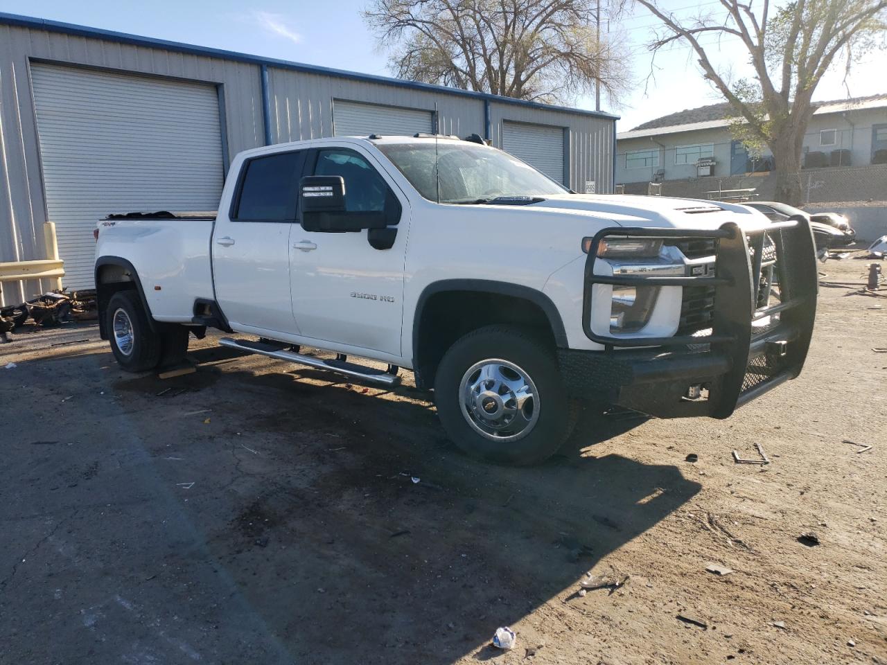 2023 Chevrolet Silverado VIN 1GC4YTEY9PF124088 Copart auction photo, side / rear end damage thumbnail 4