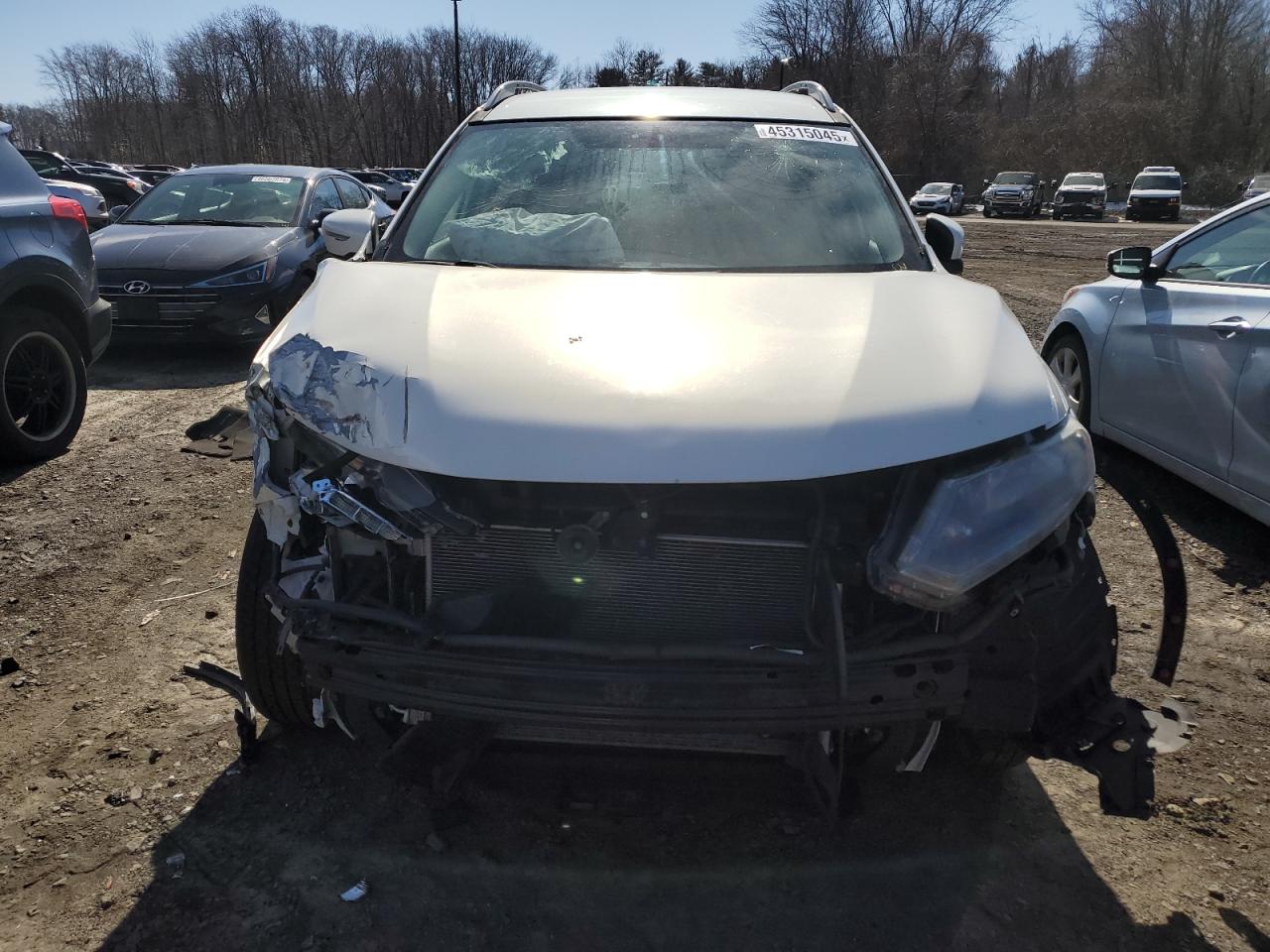 2014 Nissan Rogue VIN 5N1AT2MV3EC775505 Copart auction photo, front end / minor dent/scratches damage thumbnail 5