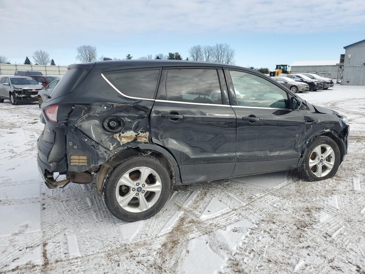 2014 Ford Escape VIN 1FMCU9GX9EUD79584 Copart auction photo, all over damage thumbnail 3