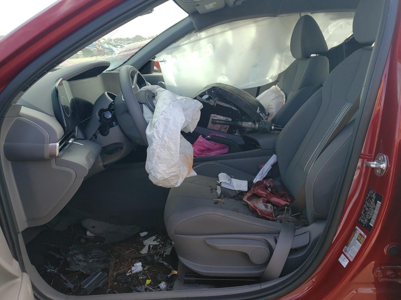 2024 Hyundai Elantra VIN KMHLM4DG5RU792387 Copart auction photo, front end damage thumbnail 7