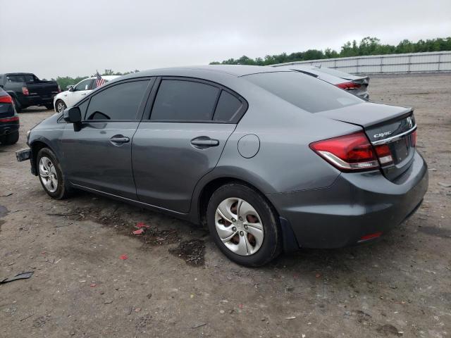 2013 Honda Civic VIN 2HGFB2F55DH602561 Copart auction photo, rear end / front end damage thumbnail 2