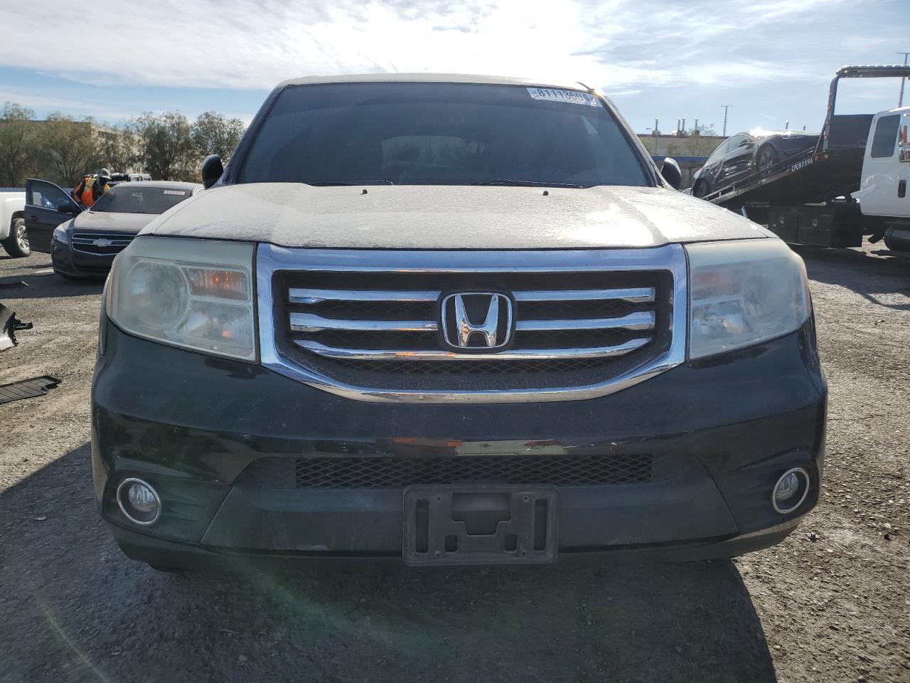 2014 Honda Pilot VIN 5FNYF3H54EB007383 Copart auction photo, side damage thumbnail 5