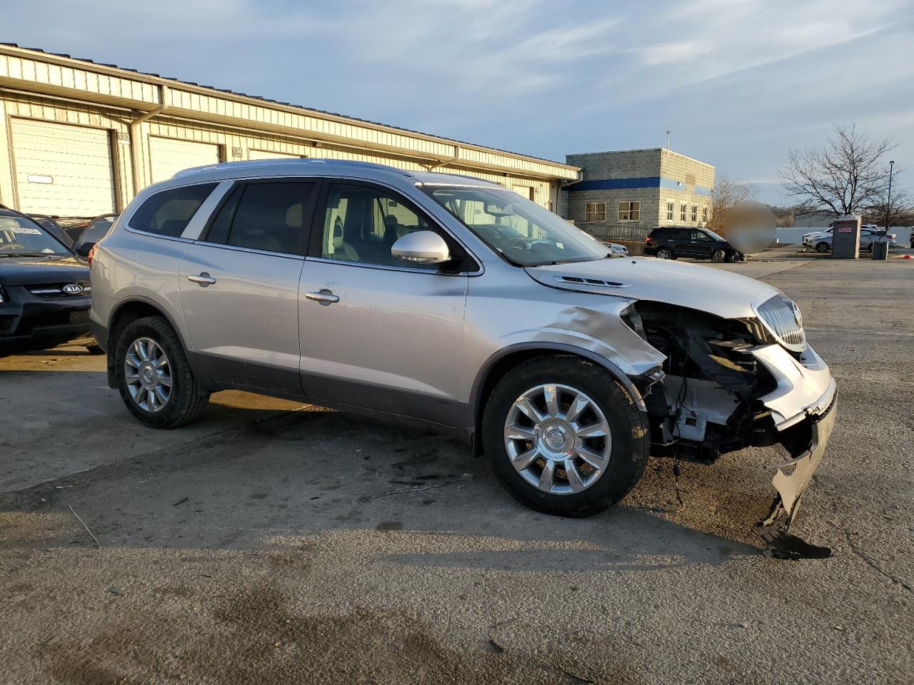 2011 Buick Enclave VIN 5GAKRBEDXBJ406811 Copart auction photo, front end damage thumbnail 4